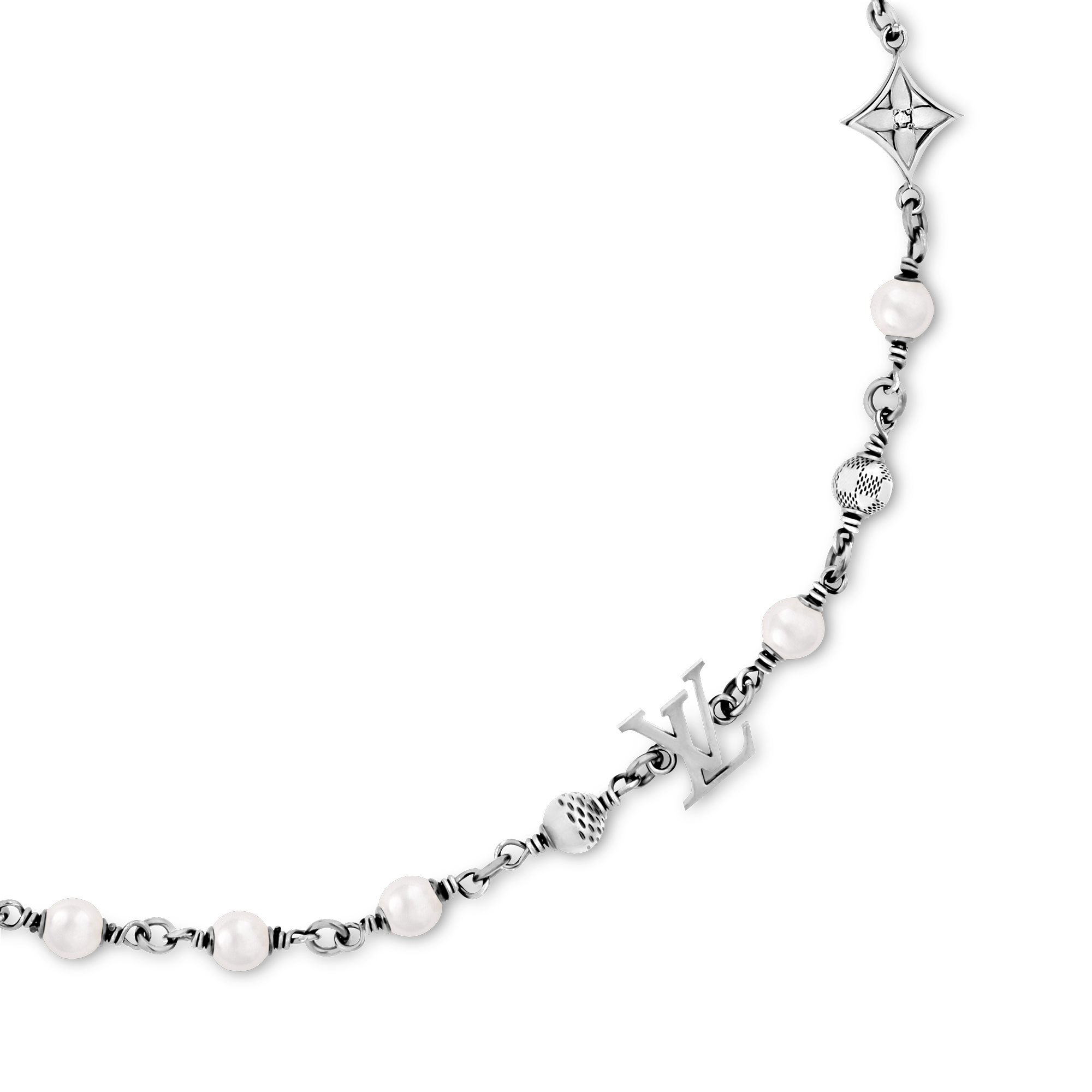 Collier LV Pearls S00 Homme Bijoux Colliers et pendentifs | LOUIS VUITTON (Zoom produit)