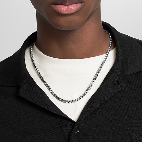 Collier LV Tailor S00 Homme Bijoux Colliers et pendentifs | LOUIS VUITTON (Zoom produit)