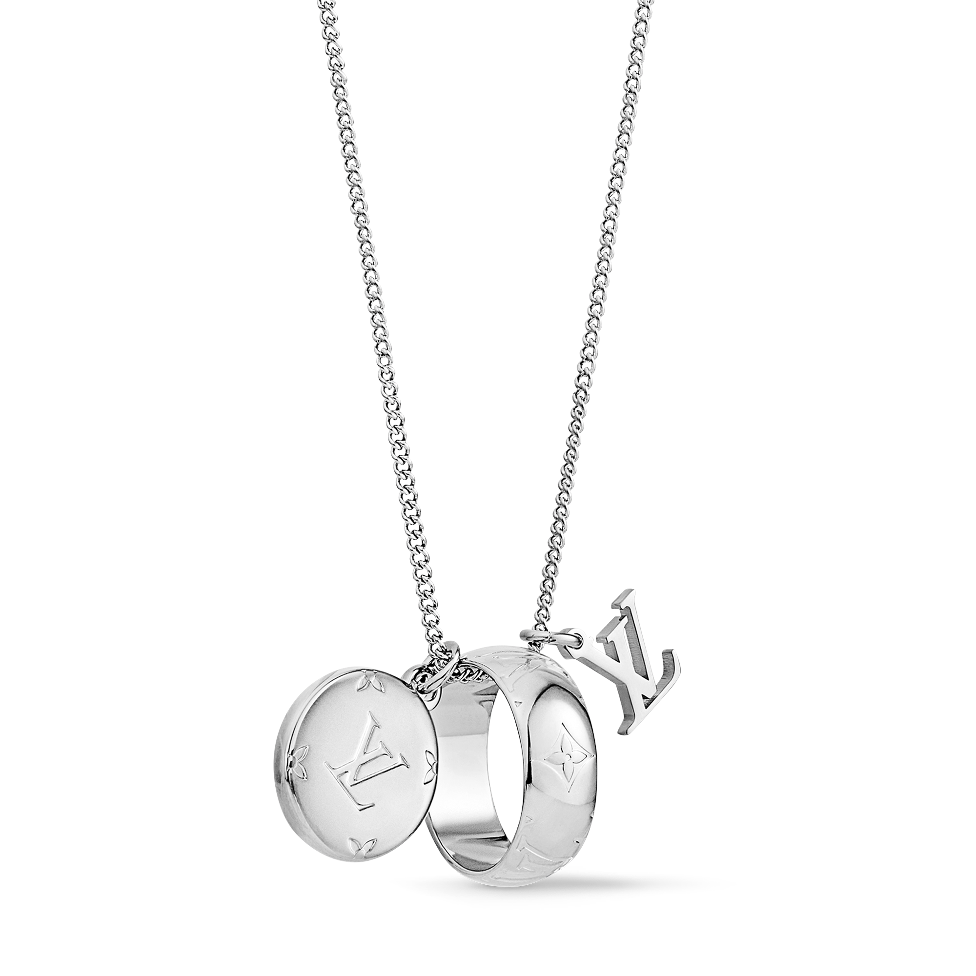 Collier Monogram Charms S00 Homme Bijoux Tous les bijoux | LOUIS VUITTON (Zoom produit)