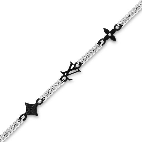 Collier Monogram Row S00 Homme Bijoux Colliers et pendentifs | LOUIS VUITTON (Zoom produit)