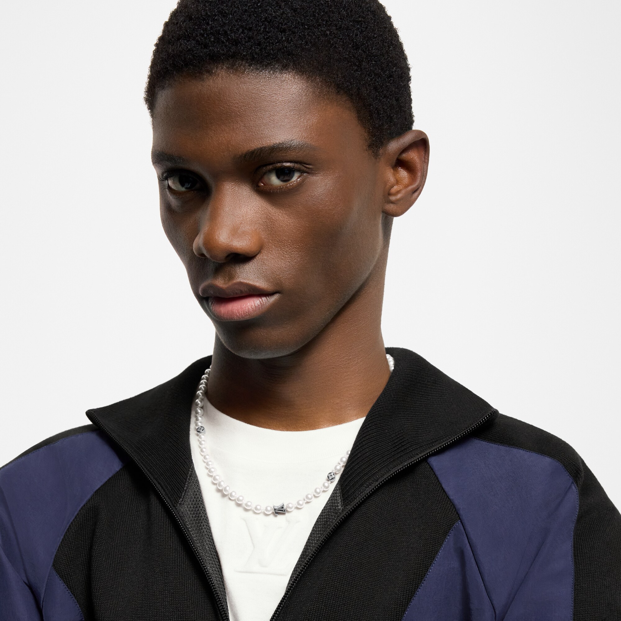 Collier Monogram Slim Pearls S00 Bijoux de luxe Homme LOUIS