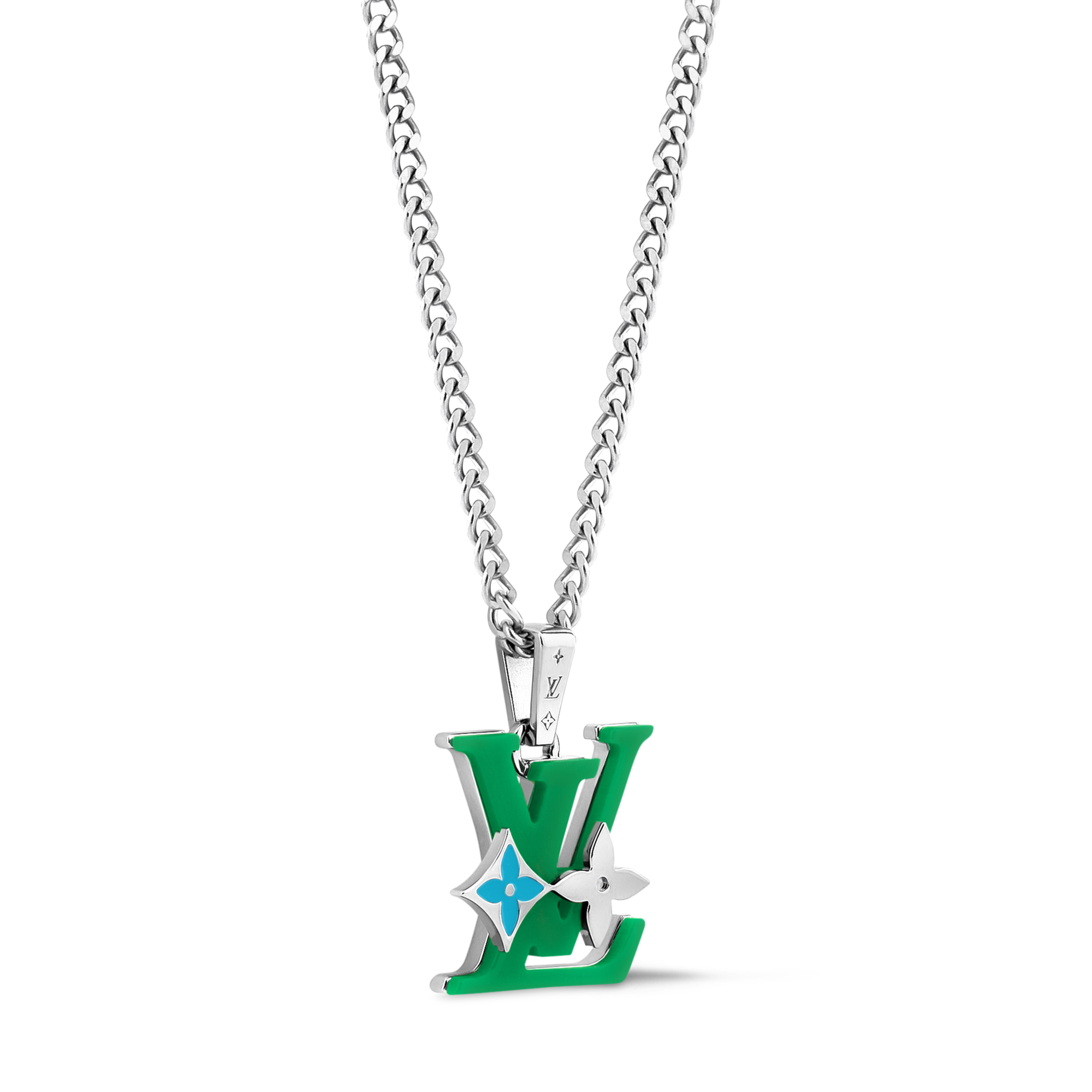Collier pendentif Monogram Row S00 Homme Bijoux Colliers et pendentifs | LOUIS VUITTON (Zoom produit)