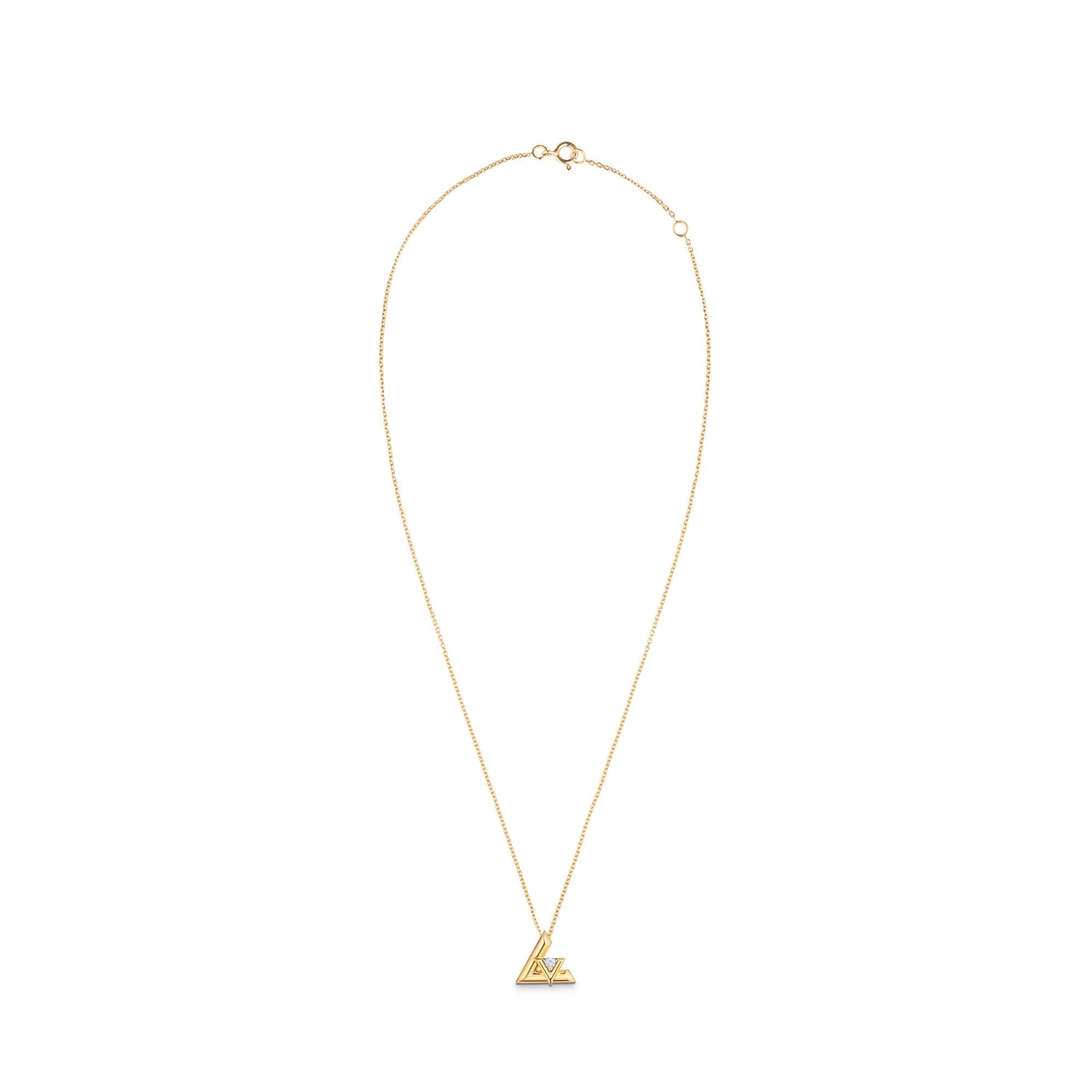 Collier petit pendentif LV Volt One, or jaune et diamant  Joaillerie Catégories Toute la joaillerie | LOUIS VUITTON (Zoom produit)