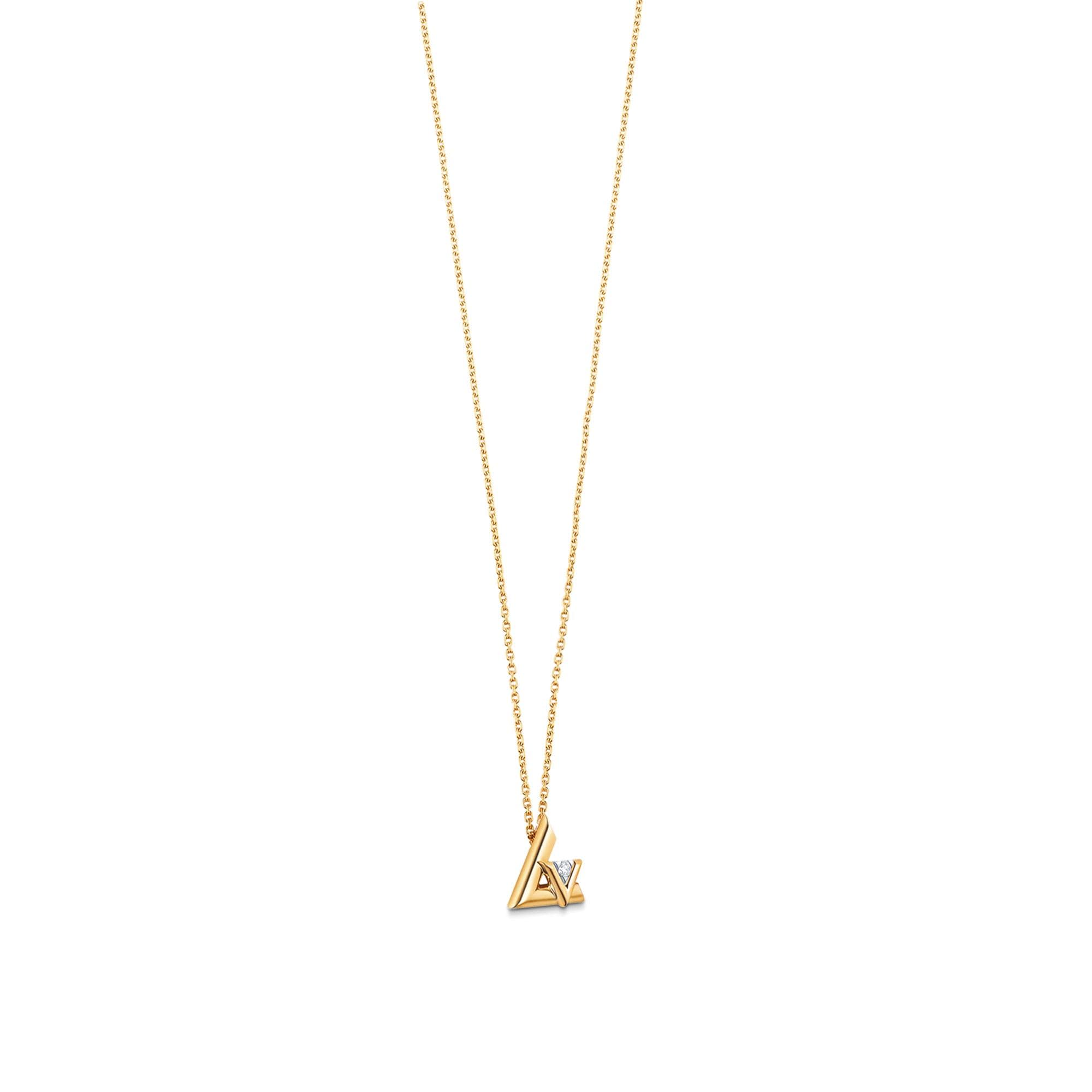 Collier petit pendentif LV Volt One, or jaune et diamant  Joaillerie Catégories Toute la joaillerie | LOUIS VUITTON (Zoom produit)