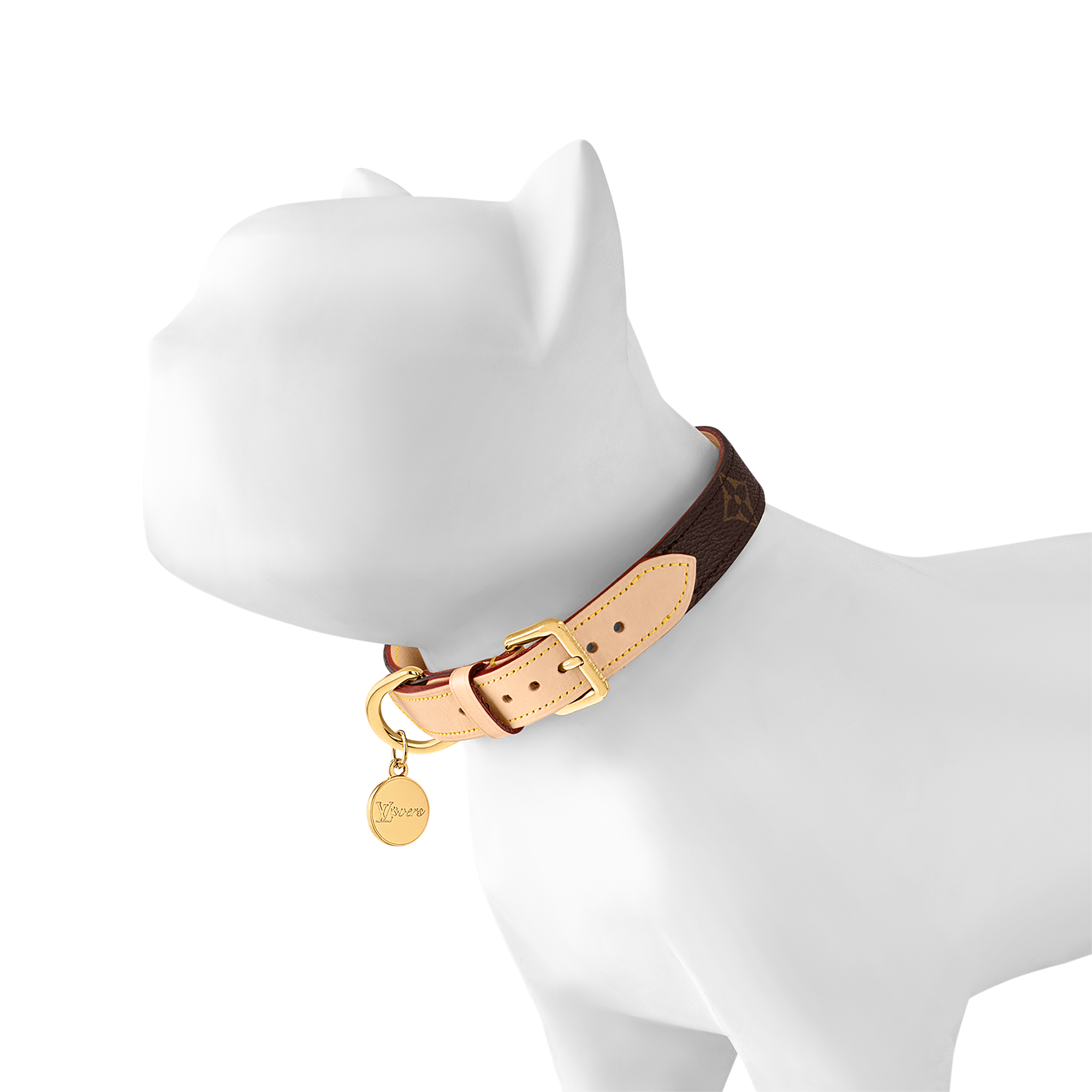 Collier pour chien MM  Malles, Voyage et Maison Accessoires pour Animaux de Compagnie } | LOUIS VUITTON (Zoom produit)