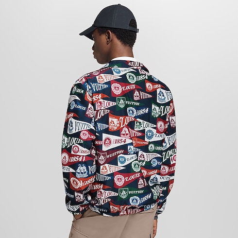 Coupe-vent graphique Homme Prêt-à-porter Manteaux et blousons | LOUIS VUITTON (Zoom produit)