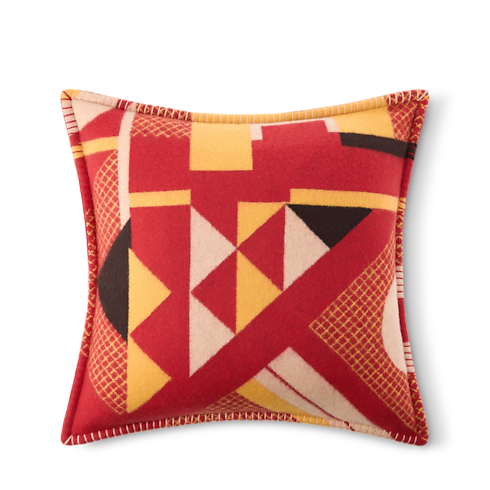 Coussin Charleston 50 x 50 Malles, Voyage et Maison Maison et Art de la Table Textile de Maison | LOUIS VUITTON (Zoom produit)