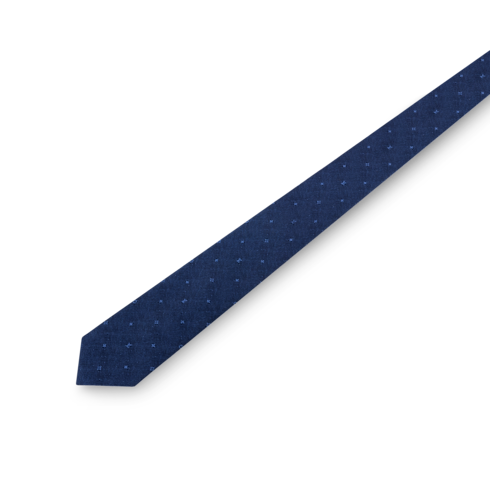 Cravate Constellation Denim S00 Homme Accessoires Cravates et pochettes | LOUIS VUITTON (Zoom produit)