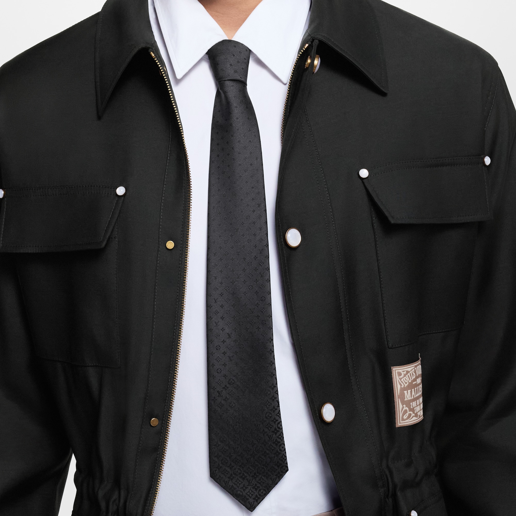 Cravate Fading Monogram S00 Homme Accessoires Cravates et pochettes | LOUIS VUITTON (Zoom produit)