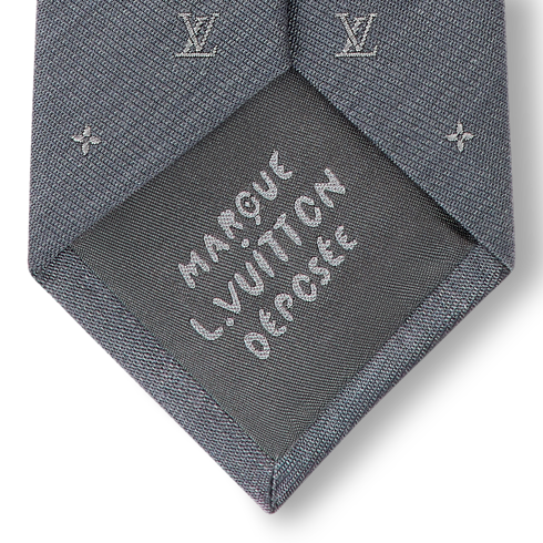 Cravate LV Spaced S00 Homme Accessoires Cravates | LOUIS VUITTON (Zoom produit)