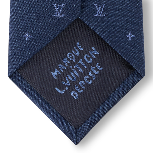 Cravate LV Spaced S00 Homme Accessoires Cravates | LOUIS VUITTON (Zoom produit)