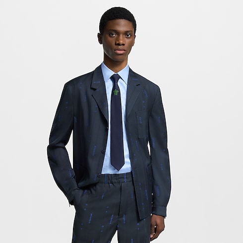 Cravate LV Turtle S00 Homme Accessoires Cravates et pochettes | LOUIS VUITTON (Zoom produit)