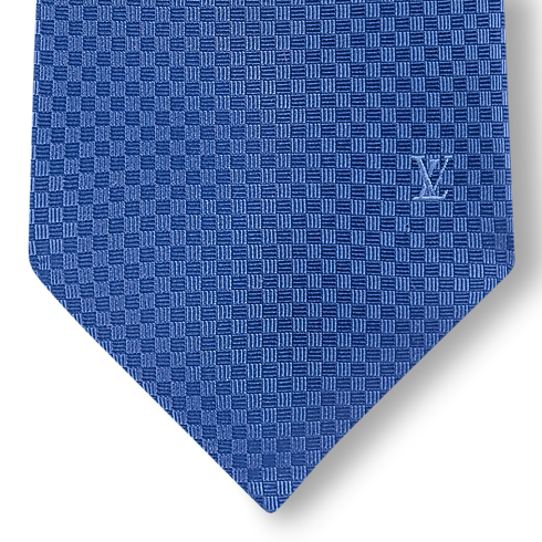 Cravate Micro Damier S00 Homme Accessoires Cravates et pochettes | LOUIS VUITTON (Zoom produit)