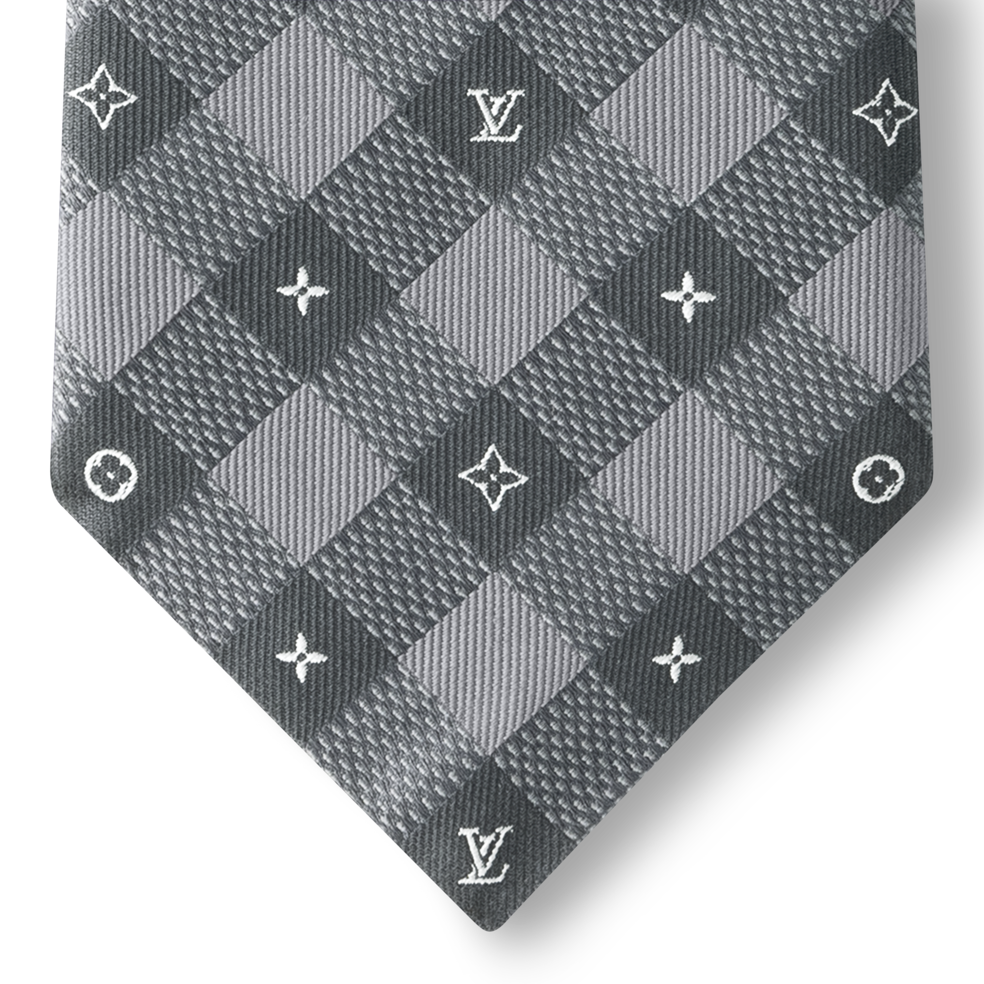 Cravate Monogram Checks S00 Homme Accessoires Cravates et pochettes | LOUIS VUITTON (Zoom produit)