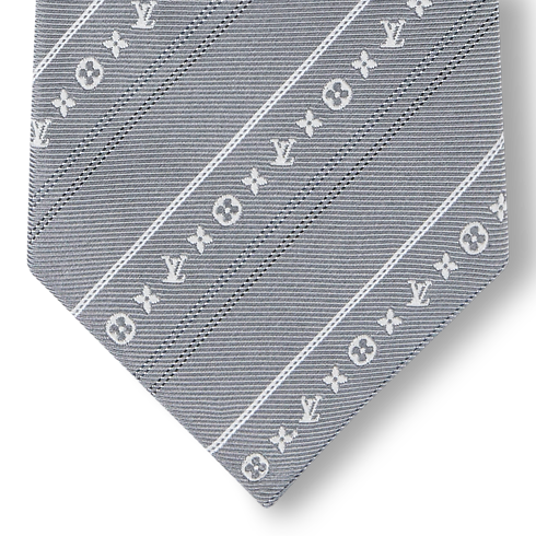 Cravate Monogram Flowstripes vue détaillée