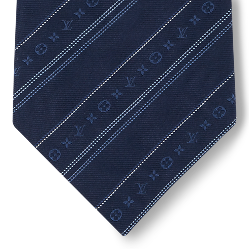 Cravate Monogram Flowstripes vue détaillée