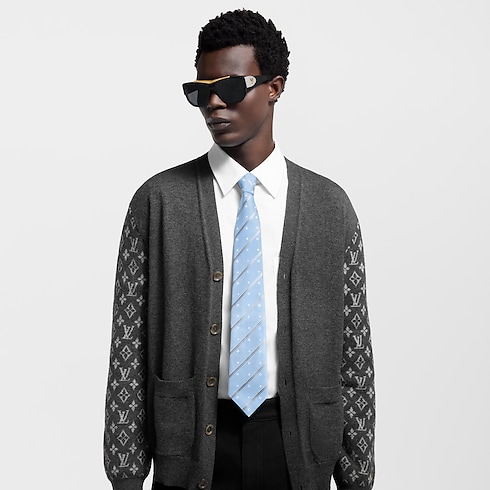 Cravate Monogram Stripes S00 Homme Accessoires Cravates et pochettes | LOUIS VUITTON (Zoom produit)