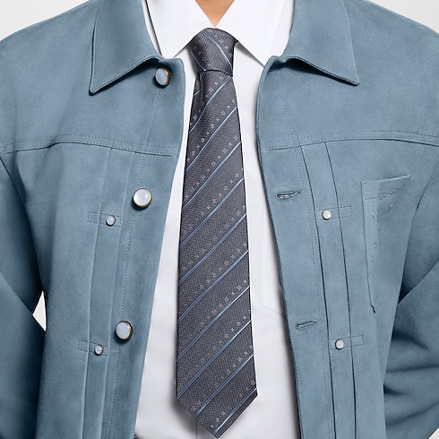 Cravate Monogram Stripes S00 Homme Accessoires Cravates et pochettes | LOUIS VUITTON (Zoom produit)