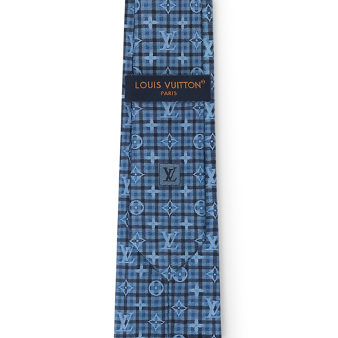 Cravate Monogram Windowpane S00 Homme Accessoires Tous les accessoires | LOUIS VUITTON (Zoom produit)