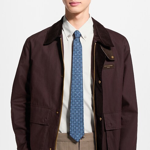 Cravate Monogram Windowpane S00 Homme Accessoires Tous les accessoires | LOUIS VUITTON (Zoom produit)