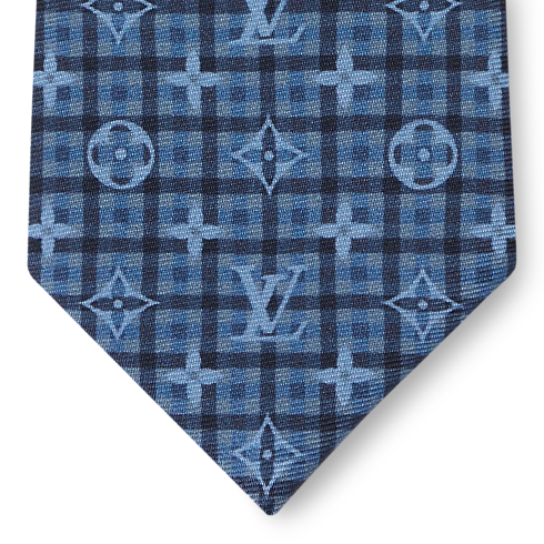 Cravate Monogram Windowpane S00 Homme Accessoires Tous les accessoires | LOUIS VUITTON (Zoom produit)