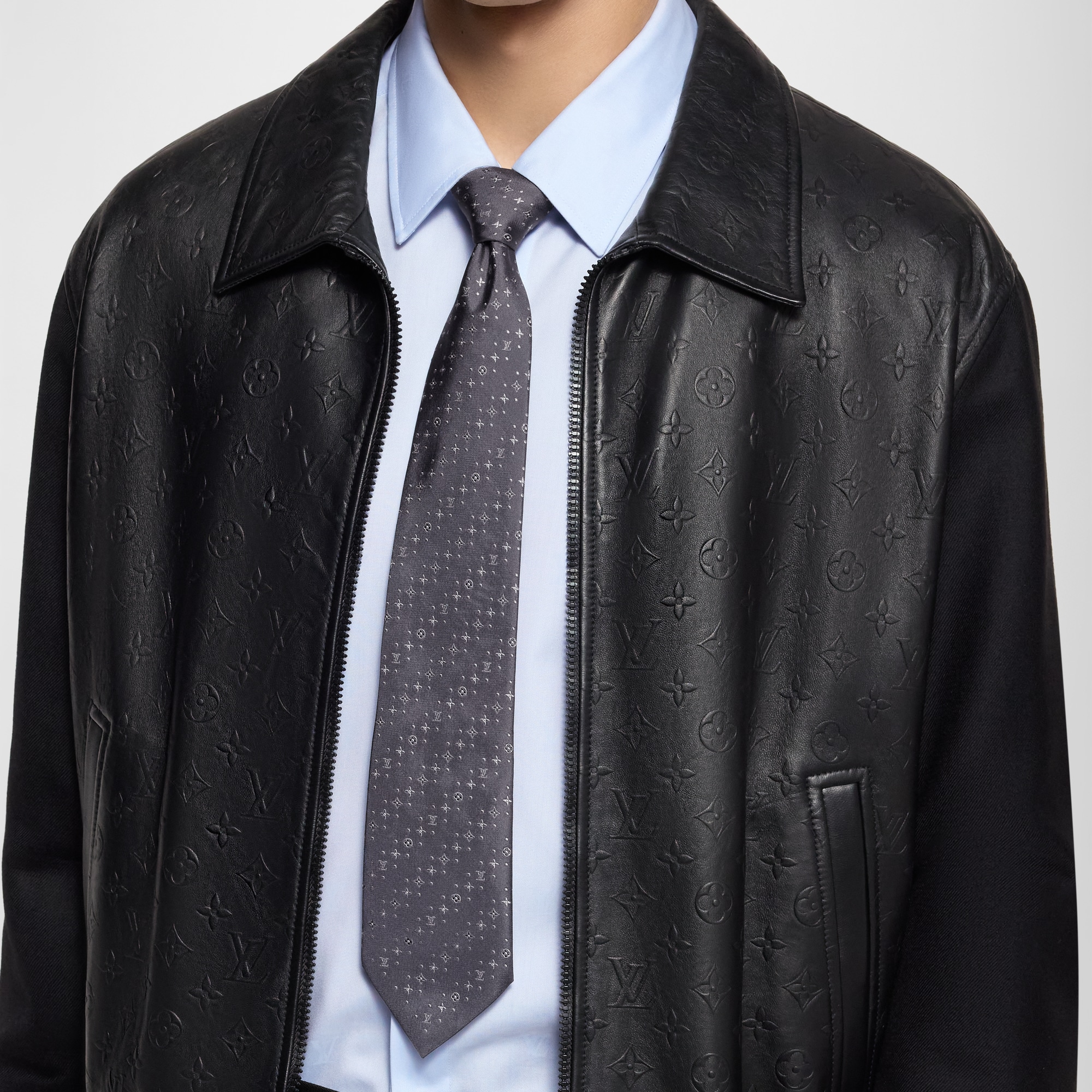 Cravate Stormy Monogram S00 Homme Accessoires Cravates et pochettes | LOUIS VUITTON (Zoom produit)