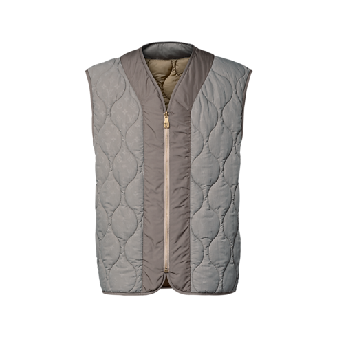 Duffle-coat à doublure matelassée réversible autre vue