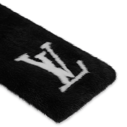 Écharpe en fourrure LV Initiales S00 Homme Accessoires Écharpes | LOUIS VUITTON (Zoom produit)