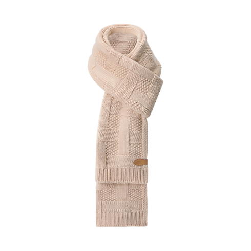 Écharpe en maille LV Malletier S00 Homme Accessoires Écharpes | LOUIS VUITTON (Zoom produit)