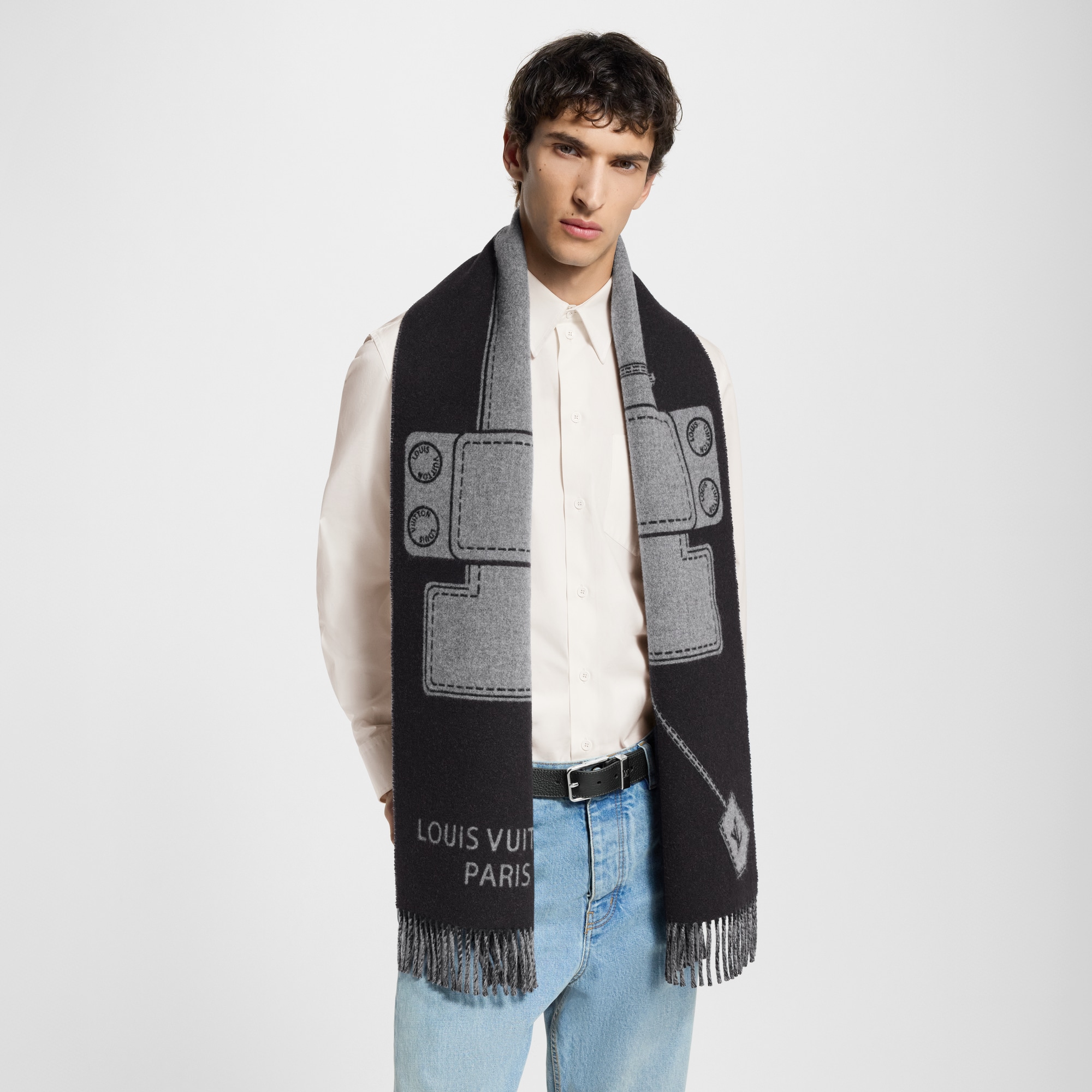Écharpe Handle S00 Homme Accessoires Écharpes | LOUIS VUITTON (Zoom produit)