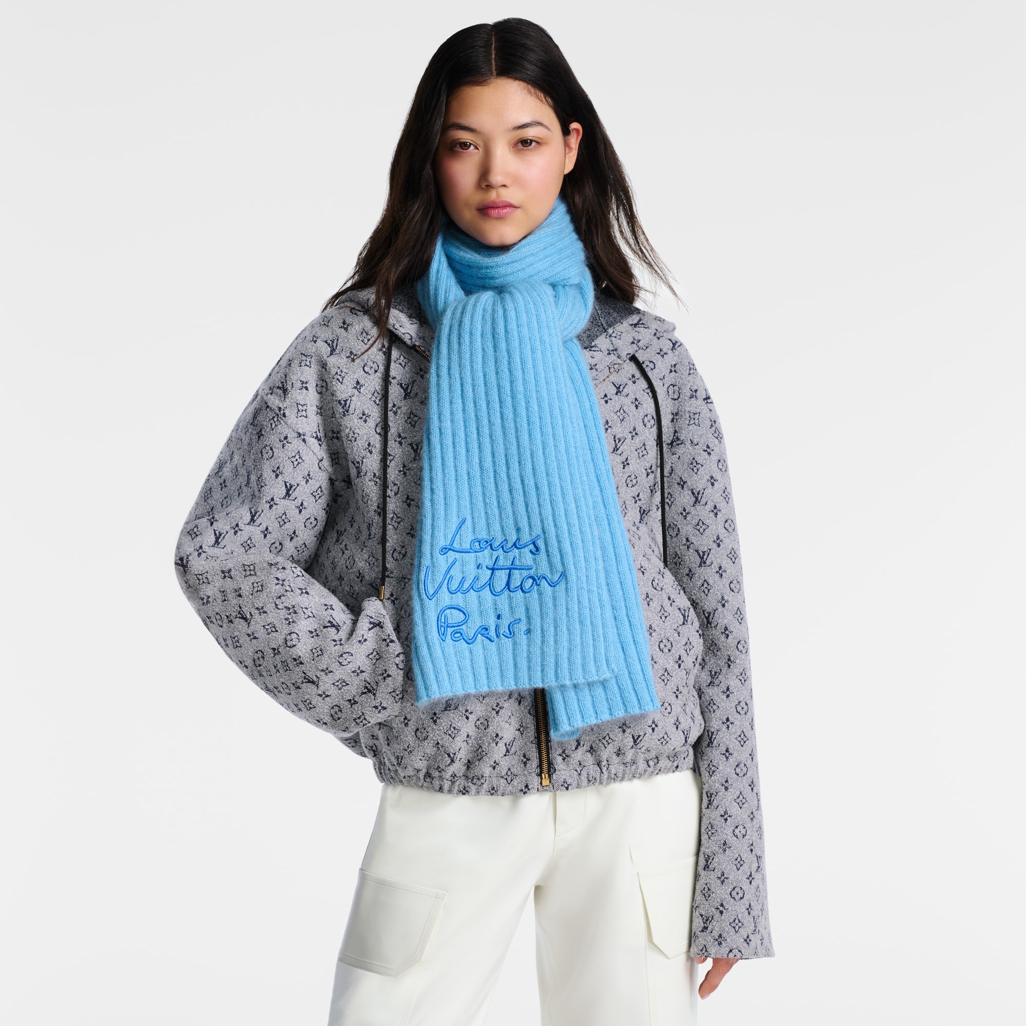 Écharpe LV Script S00 Femme Accessoires Écharpes | LOUIS VUITTON (Zoom produit)