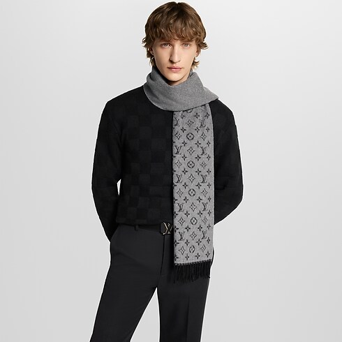 Écharpe Monogram Gradient S00 Cadeaux Cadeaux de la Saint-Valentin pour Lui } | LOUIS VUITTON (Zoom produit)