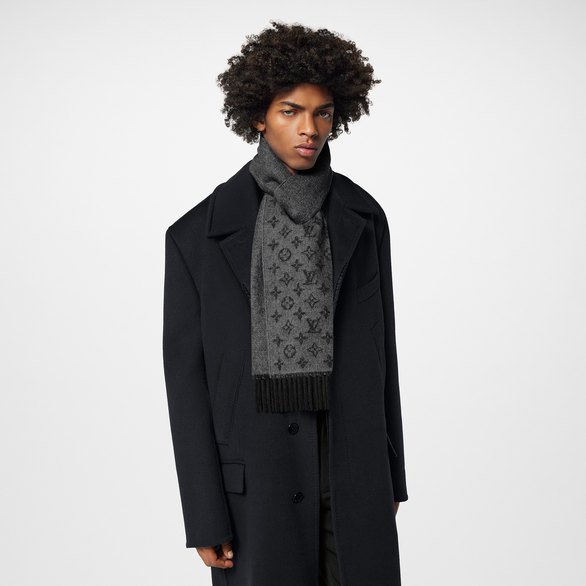 Écharpe Monogram Gradient S00 Homme Accessoires Écharpes | LOUIS VUITTON (Zoom produit)