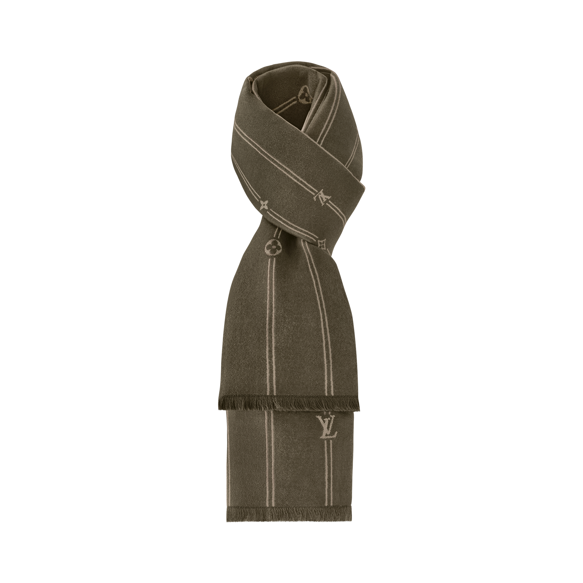 Écharpe Monogram Stripes S00 Homme Accessoires Écharpes | LOUIS VUITTON (Zoom produit)