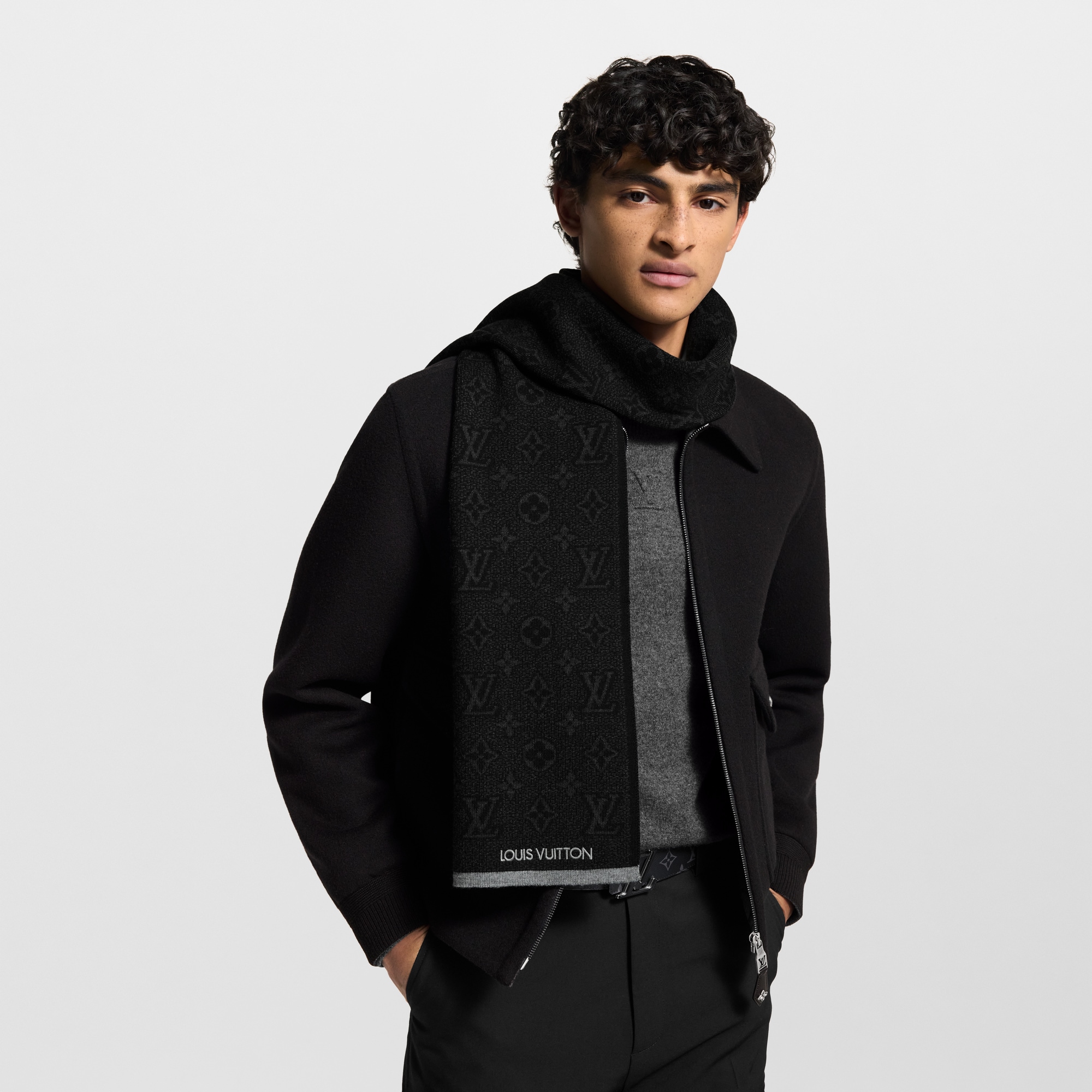 Écharpe My Monogram Éclipse S00 Homme Accessoires Écharpes | LOUIS VUITTON (Zoom produit)