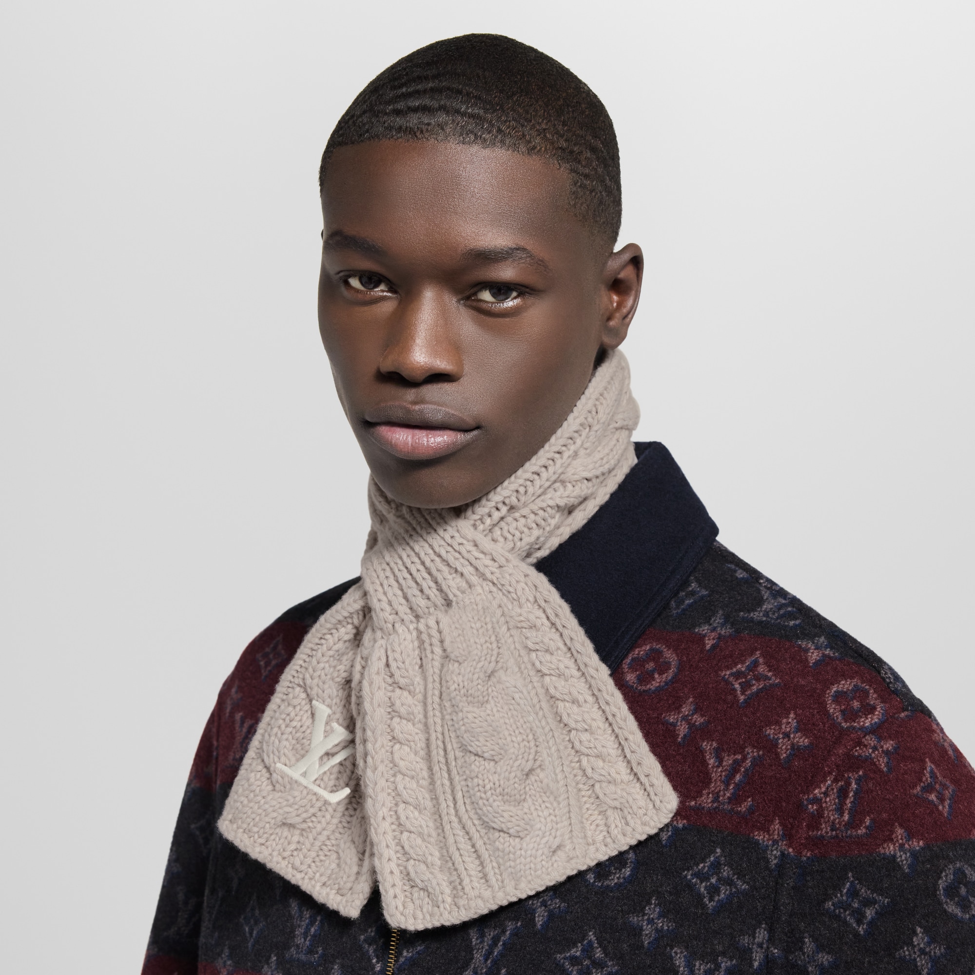 Écharpe torsadée mini Only LV S00 Homme Accessoires Écharpes | LOUIS VUITTON (Zoom produit)