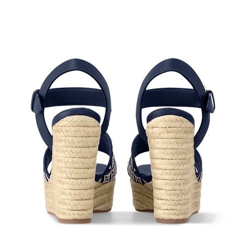 Espadrille compensée Helios Femme Souliers Sandales et espadrilles | LOUIS VUITTON (Zoom produit)