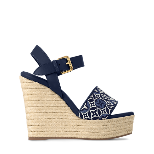 Espadrille compensée Helios Femme Souliers Sandales et espadrilles | LOUIS VUITTON (Zoom produit)