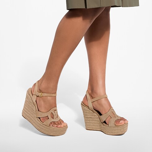 Espadrille compensée LV Isola Femme Souliers Sandales | LOUIS VUITTON (Zoom produit)
