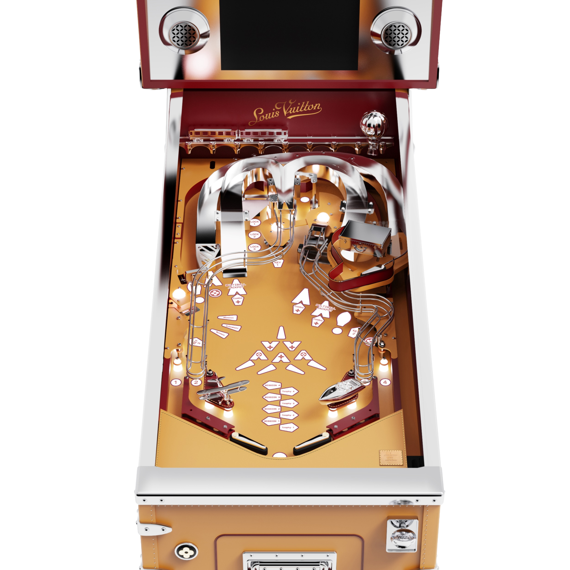 Flipper Toile Monogram Malles, Voyage et Maison Sport et jeux } | LOUIS VUITTON (Zoom produit)