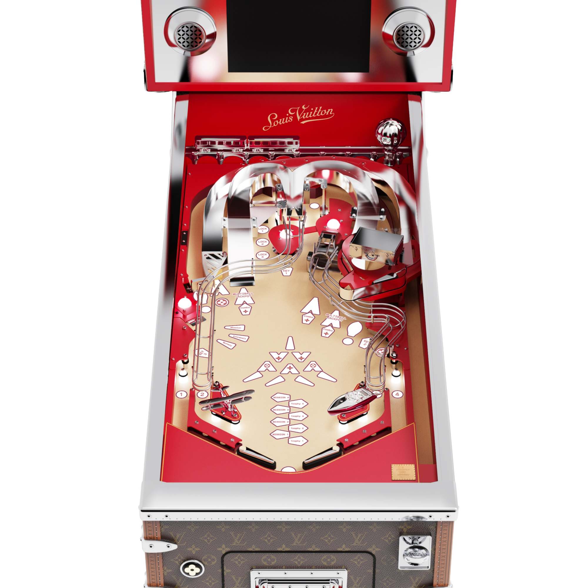 Flipper Toile Monogram Malles, Voyage et Maison Sport et jeux } | LOUIS VUITTON (Zoom produit)