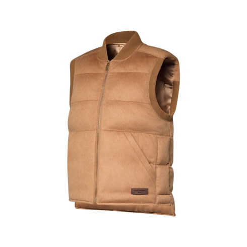 Gilet en sergé de vigogne et cachemire brossé Homme Prêt-à-porter Tout le prêt-à-porter | LOUIS VUITTON (Zoom produit)