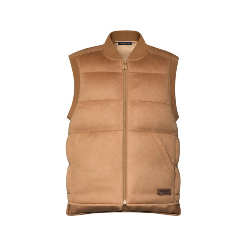 Gilet en sergé de vigogne et cachemire brossé Homme Prêt-à-porter Tout le prêt-à-porter | LOUIS VUITTON (Zoom produit)