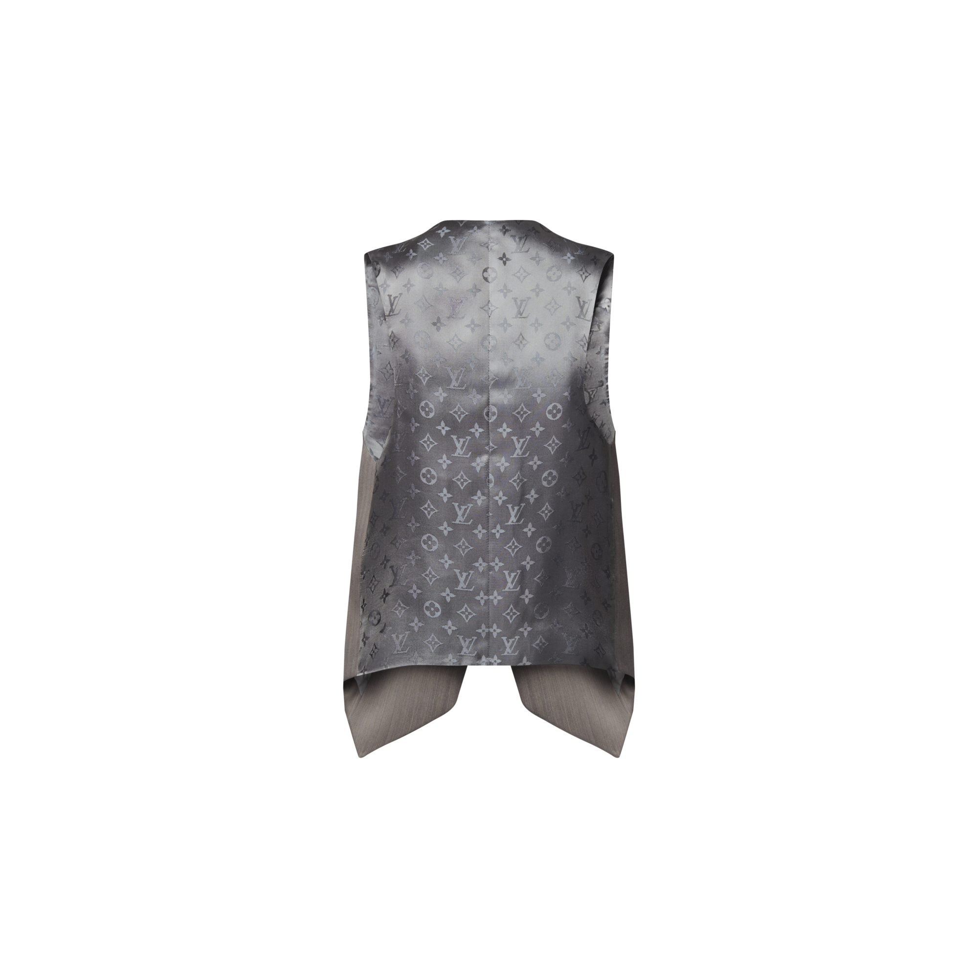 Gilet oversize à détails Monogram  Femme Prêt-à-porter Manteaux et vestes | LOUIS VUITTON (Zoom produit)