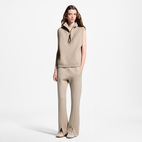 Haut à demi-fermeture éclair et détails Monogram Femme Nouveautés Femme } | LOUIS VUITTON (Zoom produit)