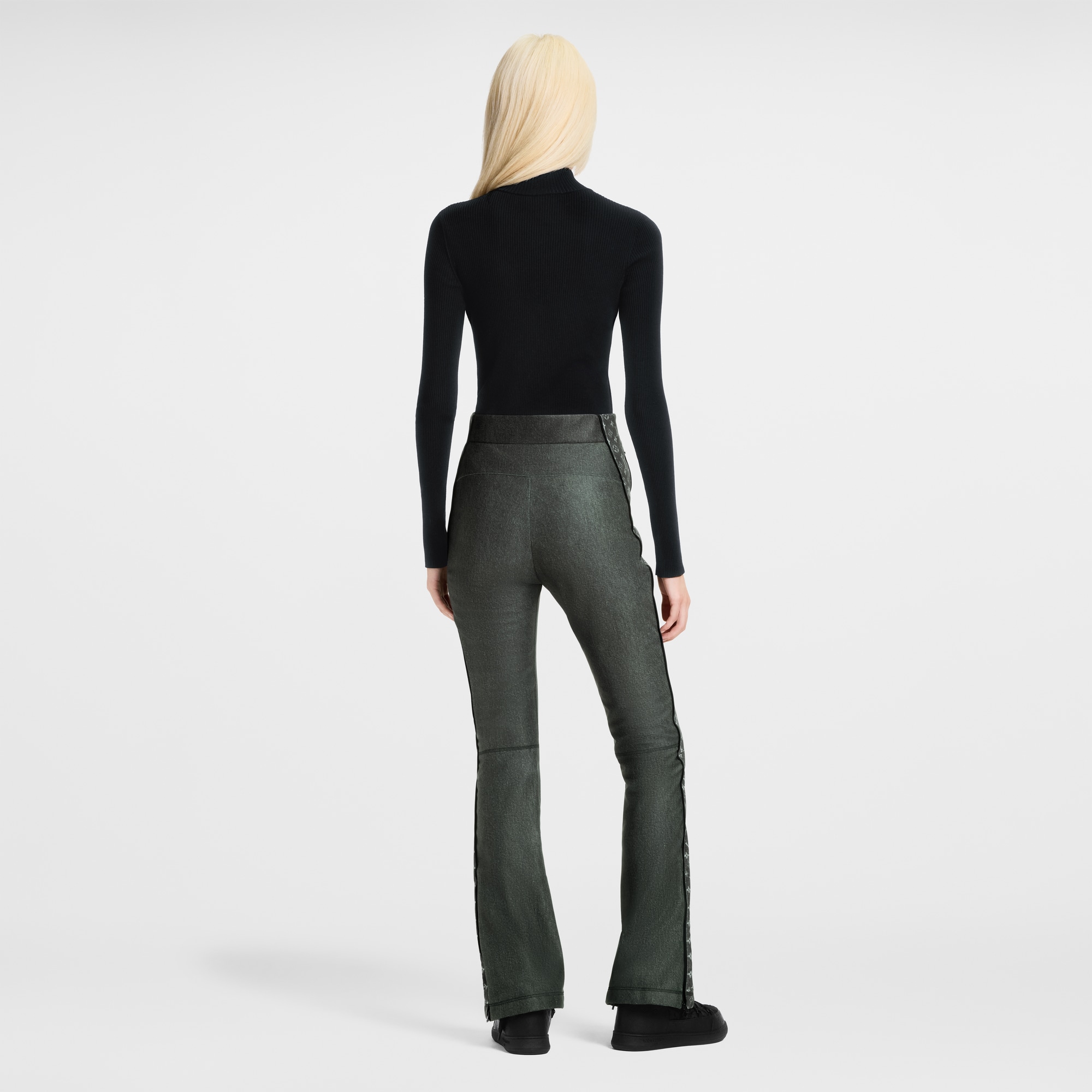 Haut à manches longues en maille côtelée  Femme Prêt-à-porter Maille | LOUIS VUITTON (Zoom produit)