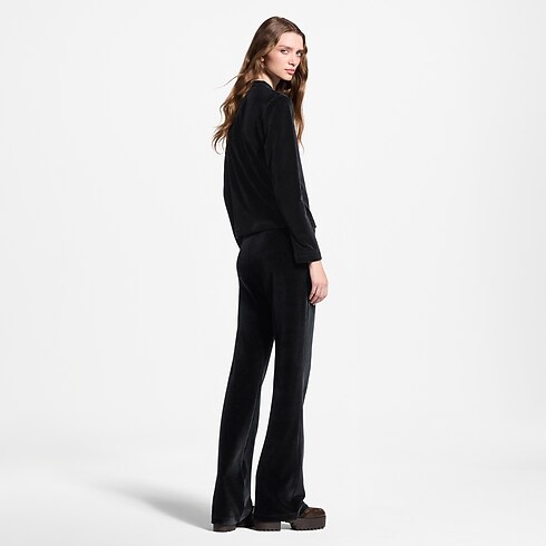 Haut à manches longues en velours Femme Prêt-à-porter Tops et chemises | LOUIS VUITTON (Zoom produit)
