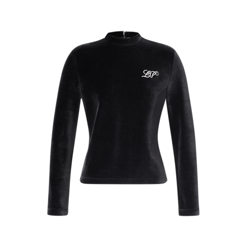 Haut à manches longues en velours Femme Prêt-à-porter Tops et chemises | LOUIS VUITTON (Zoom produit)