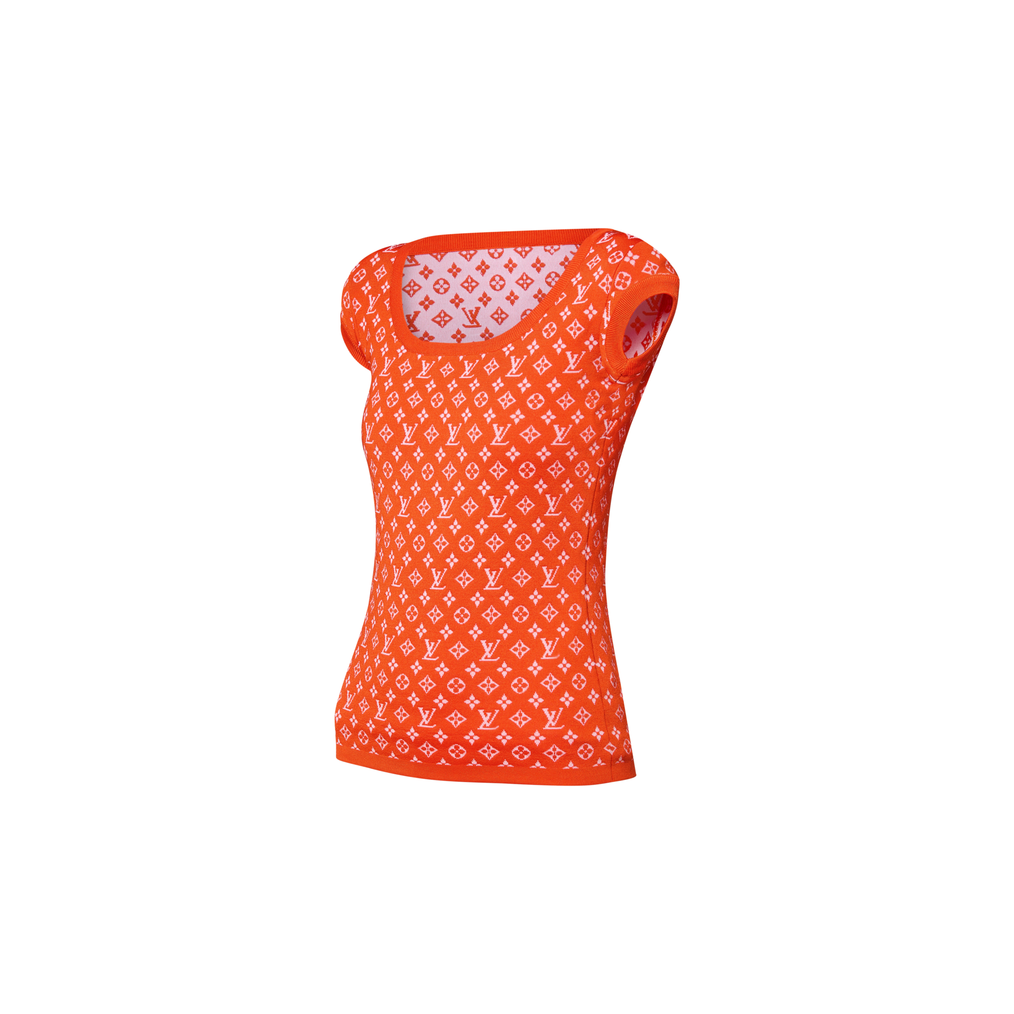 Haut en maille Monogram Jacquard  Femme Prêt-à-porter Hauts | LOUIS VUITTON (Zoom produit)