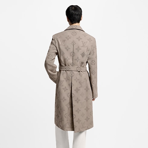 Imperméable dandy brodé Monogram Homme Prêt-à-porter Manteaux et blousons | LOUIS VUITTON (Zoom produit)